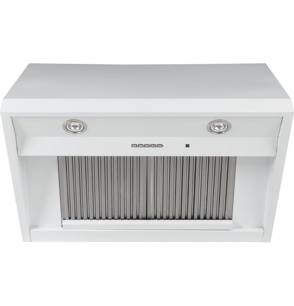 36 in. Commercial-Style Wall-Mount Hood in Matte White 