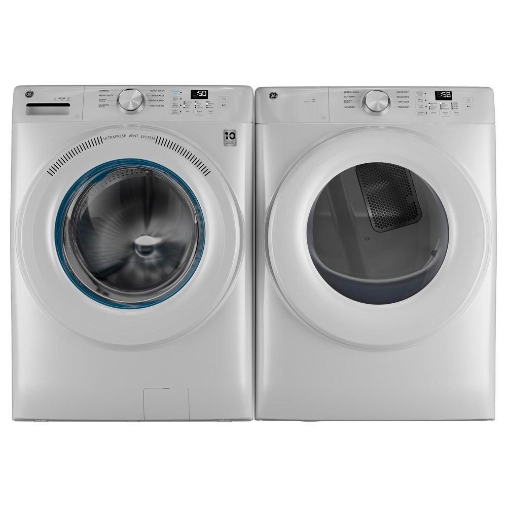 GE 4.8 CU FT FRONTLOAD WASHER WITH UFV WHITE 