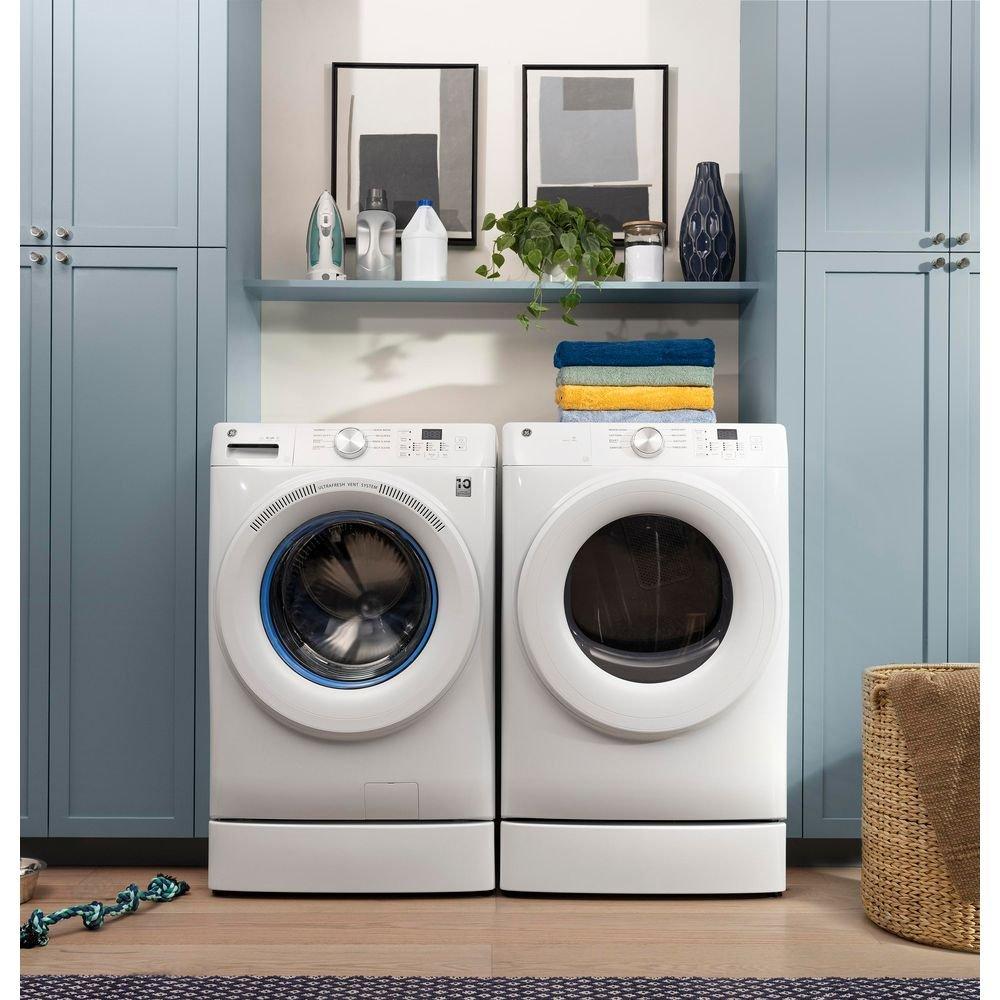 GE 4.8 CU FT FRONTLOAD WASHER WITH UFV WHITE 