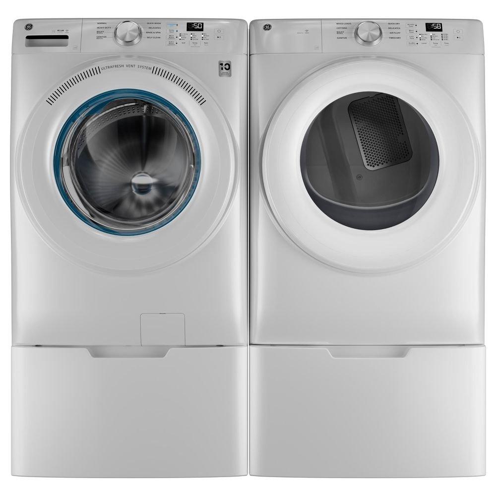 GE 4.8 CU FT FRONTLOAD WASHER WITH UFV WHITE 