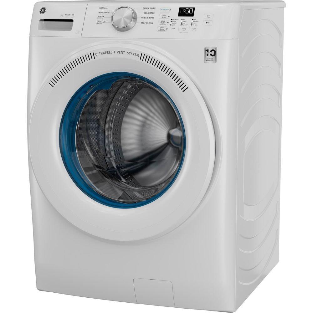 GE 4.8 CU FT FRONTLOAD WASHER WITH UFV WHITE 