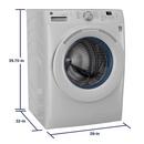 GE 4.8 CU FT FRONTLOAD WASHER WITH UFV WHITE 