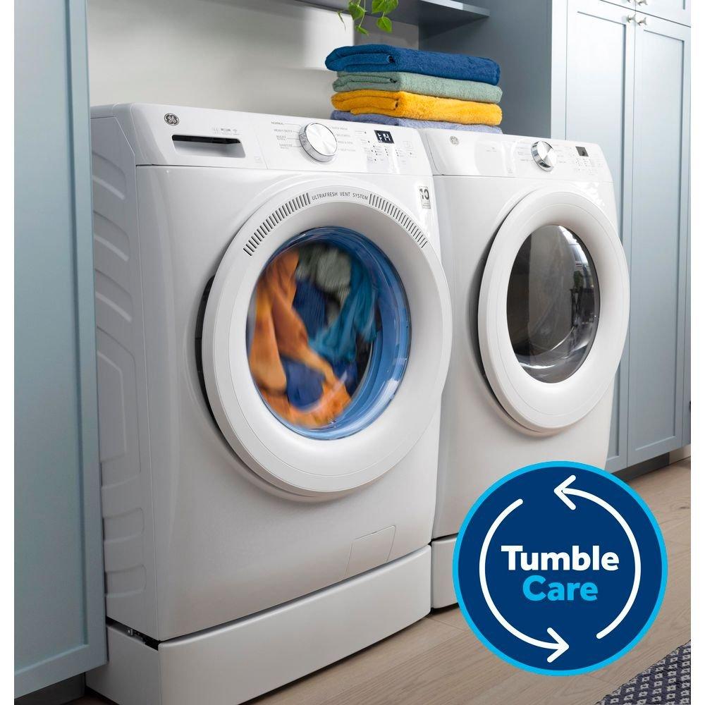 GE 4.8 CU FT FRONTLOAD WASHER WITH UFV WHITE 