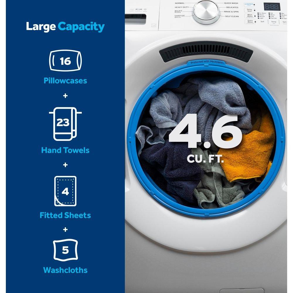 GE 4.8 CU FT FRONTLOAD WASHER WITH UFV WHITE 