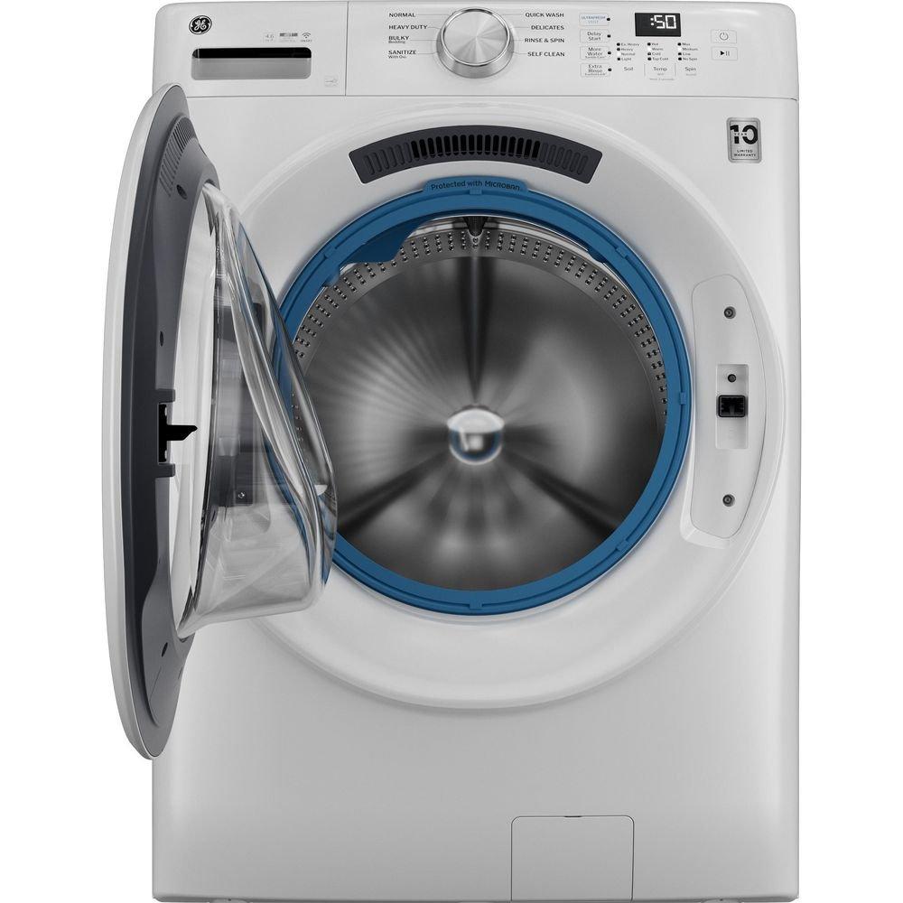 GE 4.8 CU FT FRONTLOAD WASHER WITH UFV WHITE 