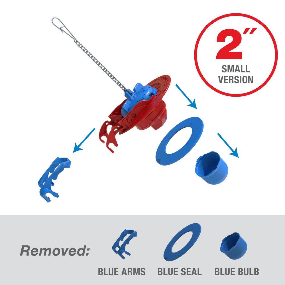 Universal 2 in. and 3 in. Toilet Super Flapper 