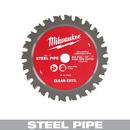Steel Pipe Cutting Blade for 1/2" -1"  Galvanized and Carbon Steel Pipes 