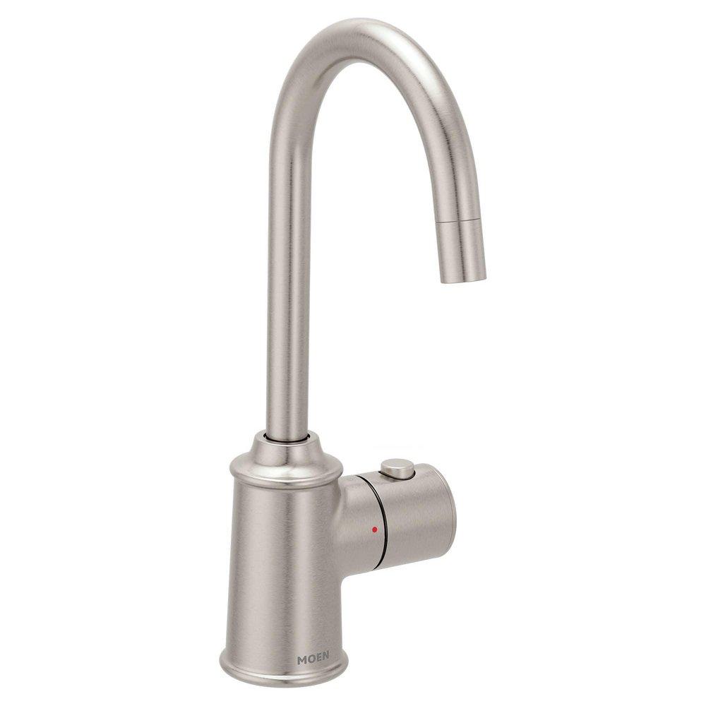 Moen Spot Resist Stainless Single Handle Water Filter Faucet 