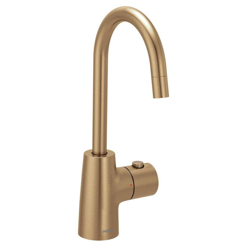 Moen Bronzed Gold Single Handle Water Filter Faucet 