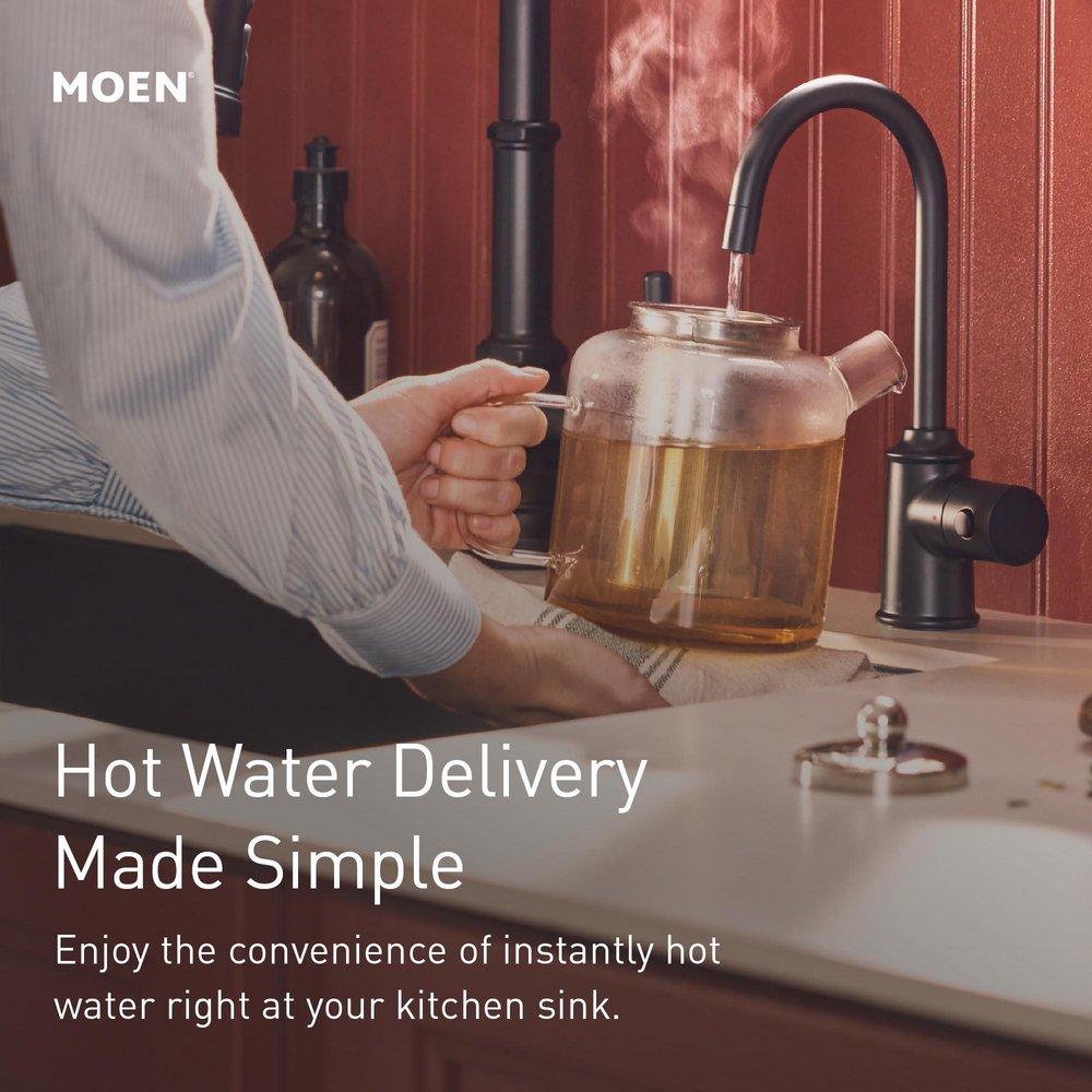 Moen Bronzed Gold Single Handle Water Filter Faucet 