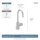 Moen Bronzed Gold Single Handle Water Filter Faucet 