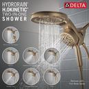 DELTA UNIVERSAL SHOWERING COMPONENTS: 6-SETTING HYDRORAIN WITH PROCLEAN 