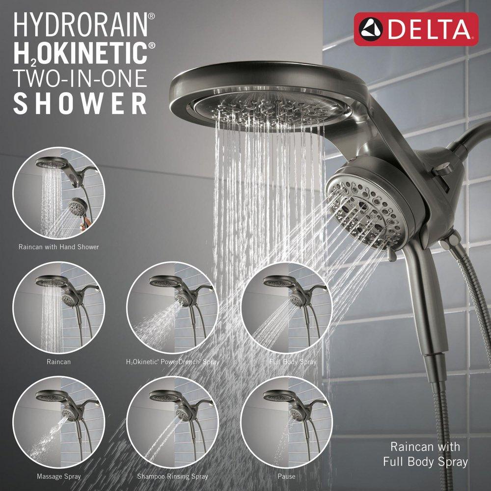 DELTA UNIVERSAL SHOWERING COMPONENTS: 6-SETTING HYDRORAIN WITH PROCLEAN 