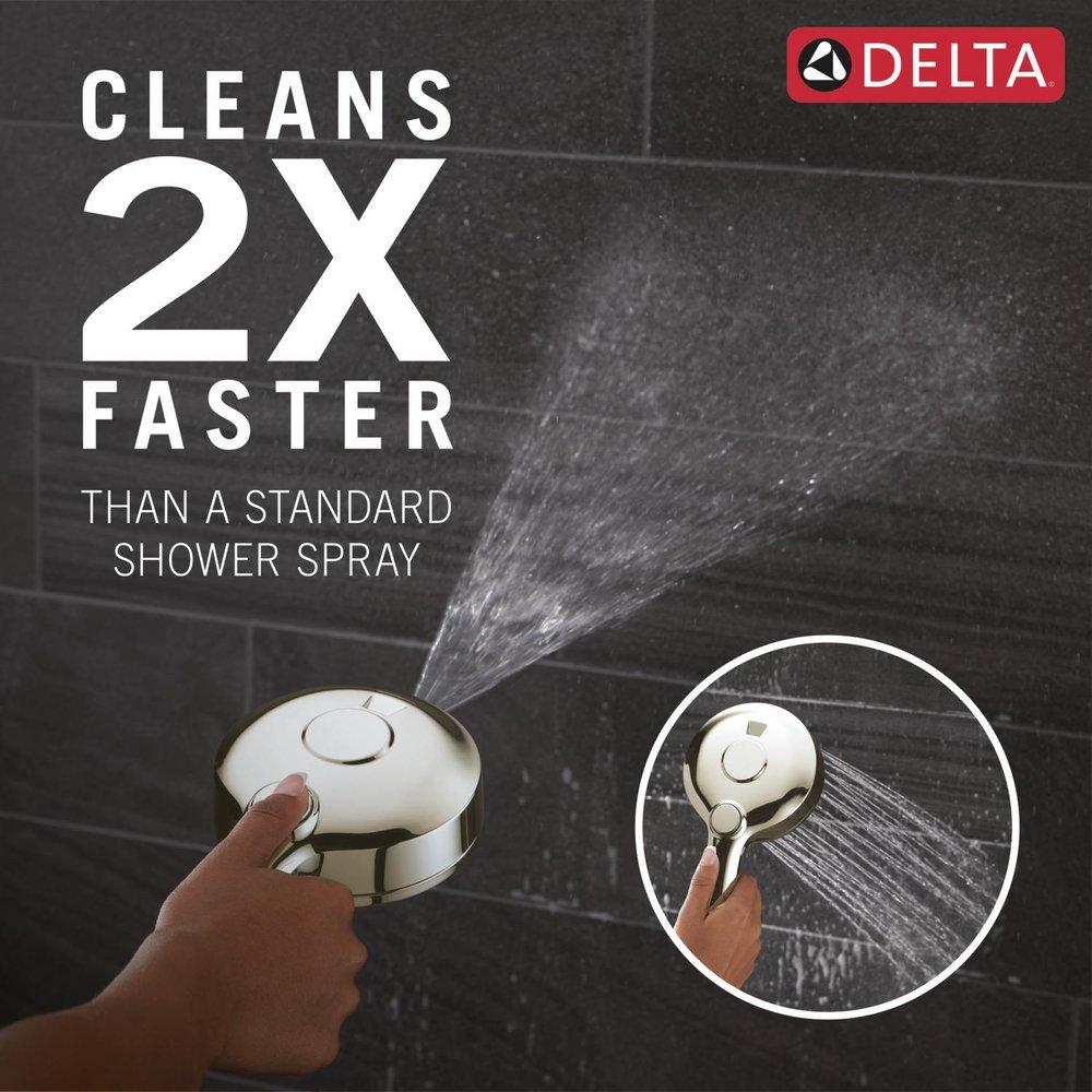 DELTA UNIVERSAL SHOWERING COMPONENTS: 6-SETTING HYDRORAIN WITH PROCLEAN 