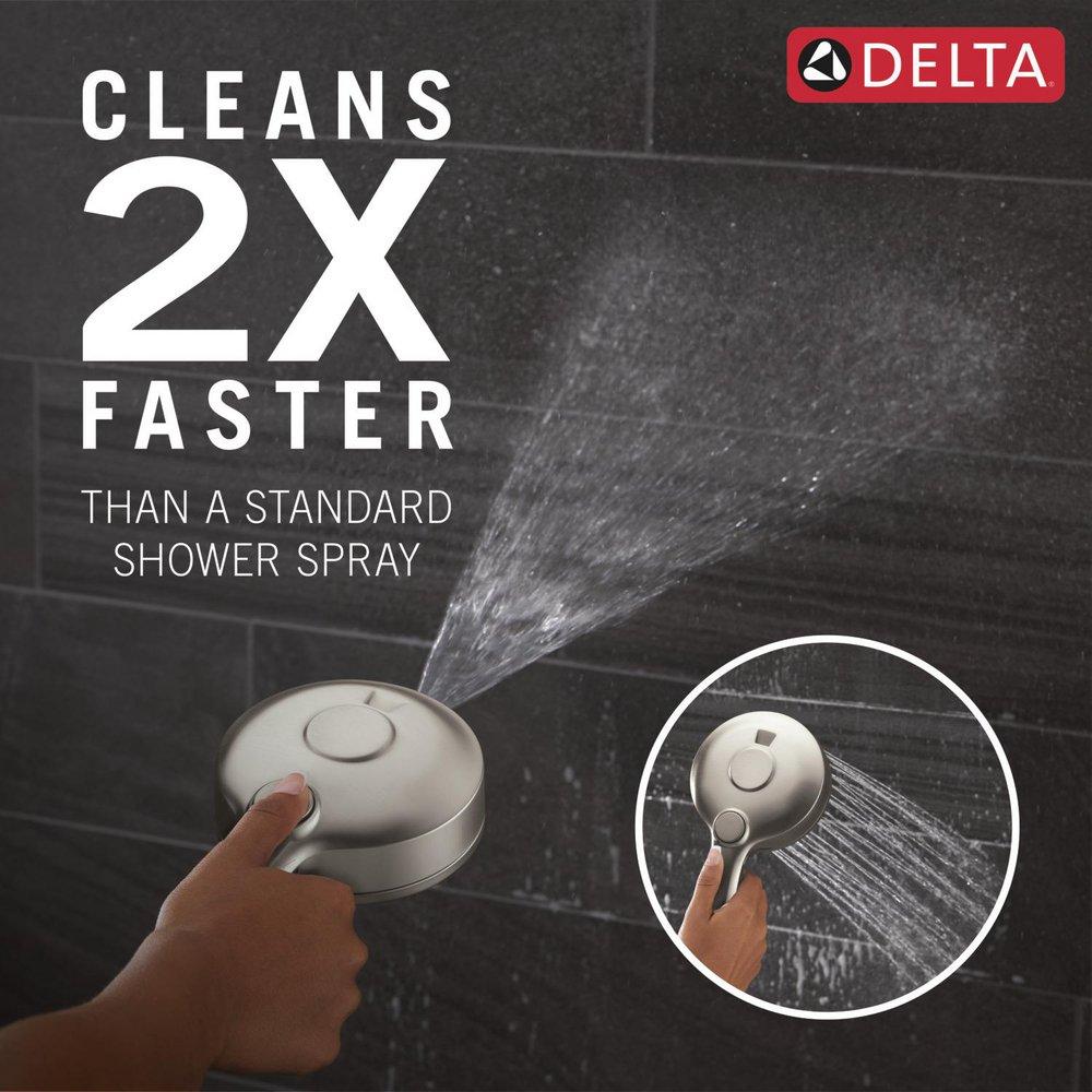 DELTA UNIVERSAL SHOWERING COMPONENTS: 6-SETTING HYDRORAIN WITH PROCLEAN 