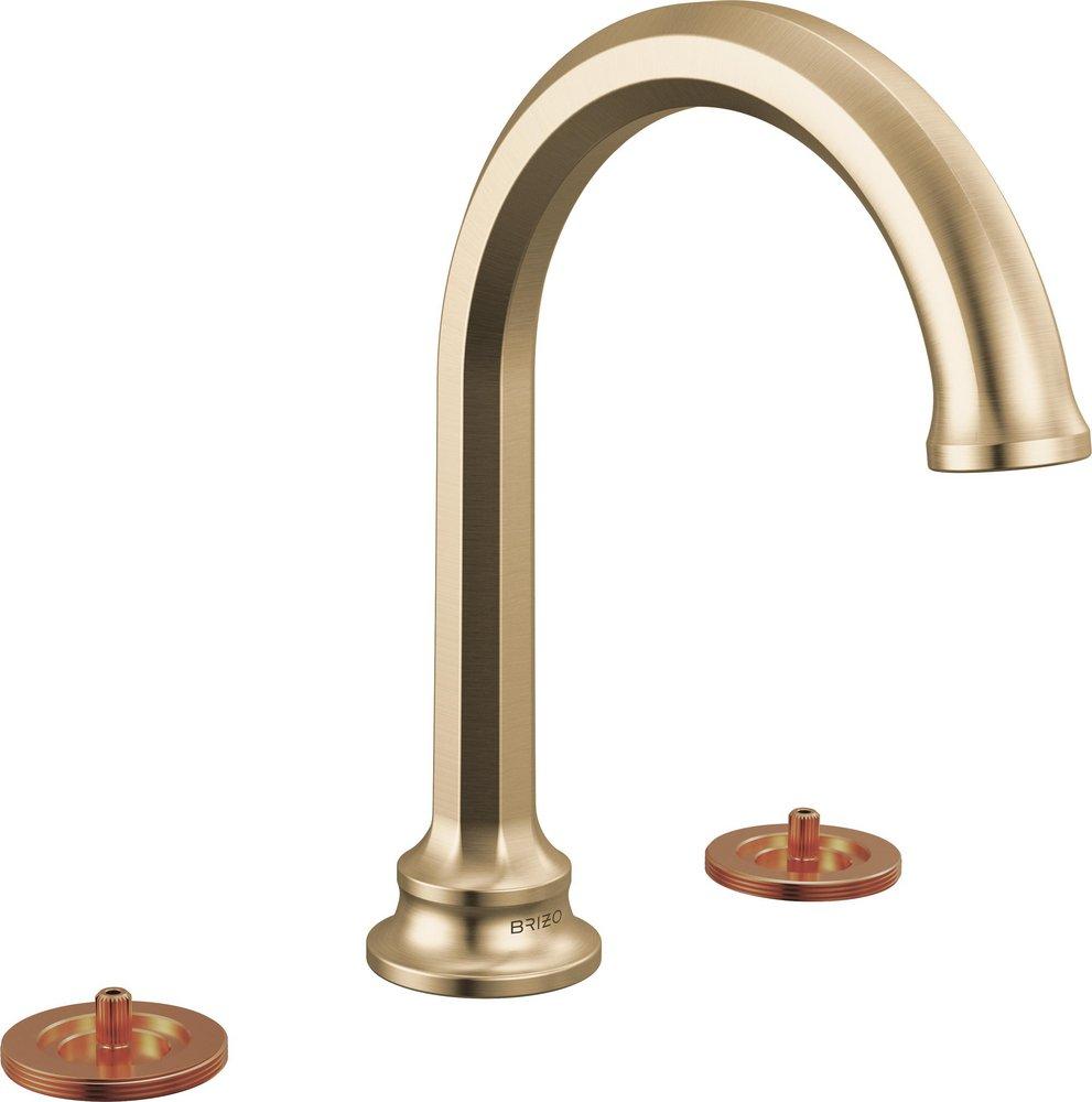 Widespread Bathroom Sink Faucet in Brilliance&reg; Luxe Gold&reg; (Handles Sold Separately) 