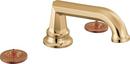 Two Handle Widespread Bathroom Sink Faucet in Polished Gold (Handles Sold Separately) 