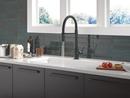 Single Handle Pull Down Kitchen Faucet in Matte Black 