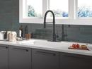 Single Handle Pull Down Kitchen Faucet in Matte Black 