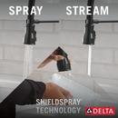 Single Handle Pull Down Kitchen Faucet in Matte Black 