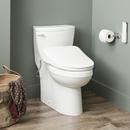 1.28 gpf One Piece Elongated Skirted Toilet with Angelou Bidet Seat and Chrome Handle