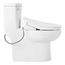 BRINSTEAD ONE-PIECE ELONGATED SKIRTED TOILET WITH ANGELOU BIDET SEAT - CHROME HANDLE 