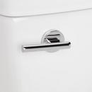 BRINSTEAD ONE-PIECE ELONGATED SKIRTED TOILET WITH ANGELOU BIDET SEAT - CHROME HANDLE 