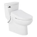 1.28 gpf One Piece Elongated Skirted Toilet with Angelou Bidet Seat and Matte Black Handle