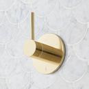 LEXIA THERMOSTATIC SHOWER SYSTEM WITH 3 BODY SPRAYS, SLIDE BAR AND HAND SHOWER - POLISHED BRASS 