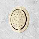 LEXIA THERMOSTATIC SHOWER SYSTEM WITH 3 BODY SPRAYS, SLIDE BAR AND HAND SHOWER - POLISHED BRASS 