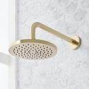 LEXIA THERMOSTATIC SHOWER SYSTEM WITH 3 BODY SPRAYS, SLIDE BAR AND HAND SHOWER - POLISHED BRASS 