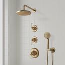 BEASLEY THERMOSTATIC SHOWER SYSTEM WITH HAND SHOWER - AGED BRASS 
