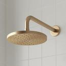BEASLEY THERMOSTATIC SHOWER SYSTEM WITH DUAL SHOWERHEADS, SLIDE BAR & HAND SHOWER - AGED BRASS 