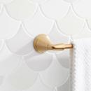 24" PROVINCETOWN TOWEL BAR - BRUSHED GOLD 