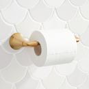 PROVINCETOWN TOILET PAPER HOLDER - BRUSHED GOLD 