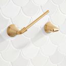 Signature Hardware Brushed Gold Wall Mount Toilet Tissue Holder 