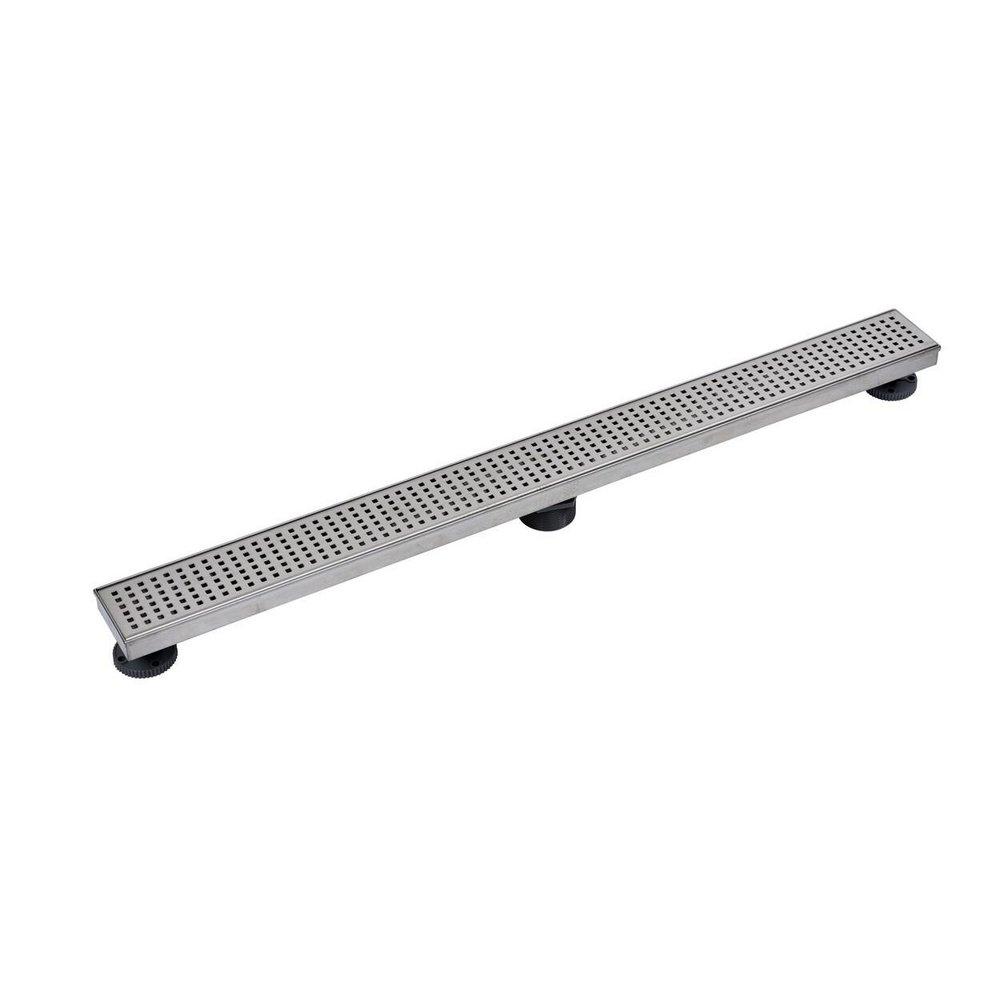 36 LINEAR DRAIN SQUARE GRATE SS 