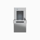 Filtered Refrigerated Bottle Filling Station with Single Water Cooler in Stainless Steel 