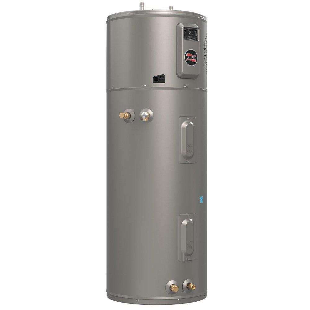 RUUD HYBRID ELECTRIC HEAT PUMP WATER HEATER - BUILDER 40 GALLON 