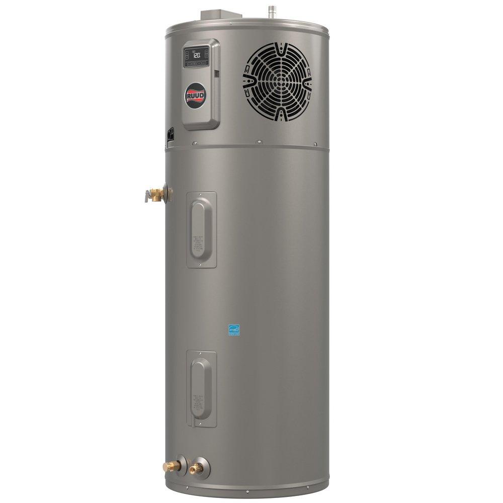 RUUD HYBRID ELECTRIC HEAT PUMP WATER HEATER - UTILITY 50 GALLON 