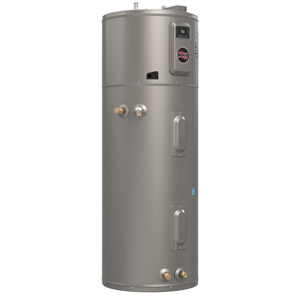RUUD HYBRID ELECTRIC HEAT PUMP WATER HEATER - UTILITY 65 GALLON 