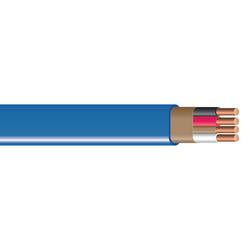 50 ft. 14 ga 3-Conductor Solid Copper NM-B Cable in Blue