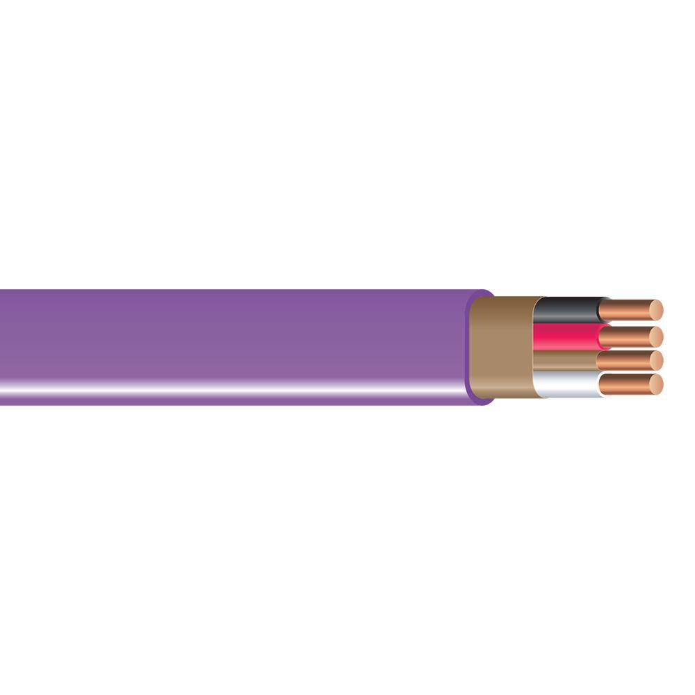 50 ft. 10 ga 3-Conductor Solid Copper NM-B Cable in Pink 