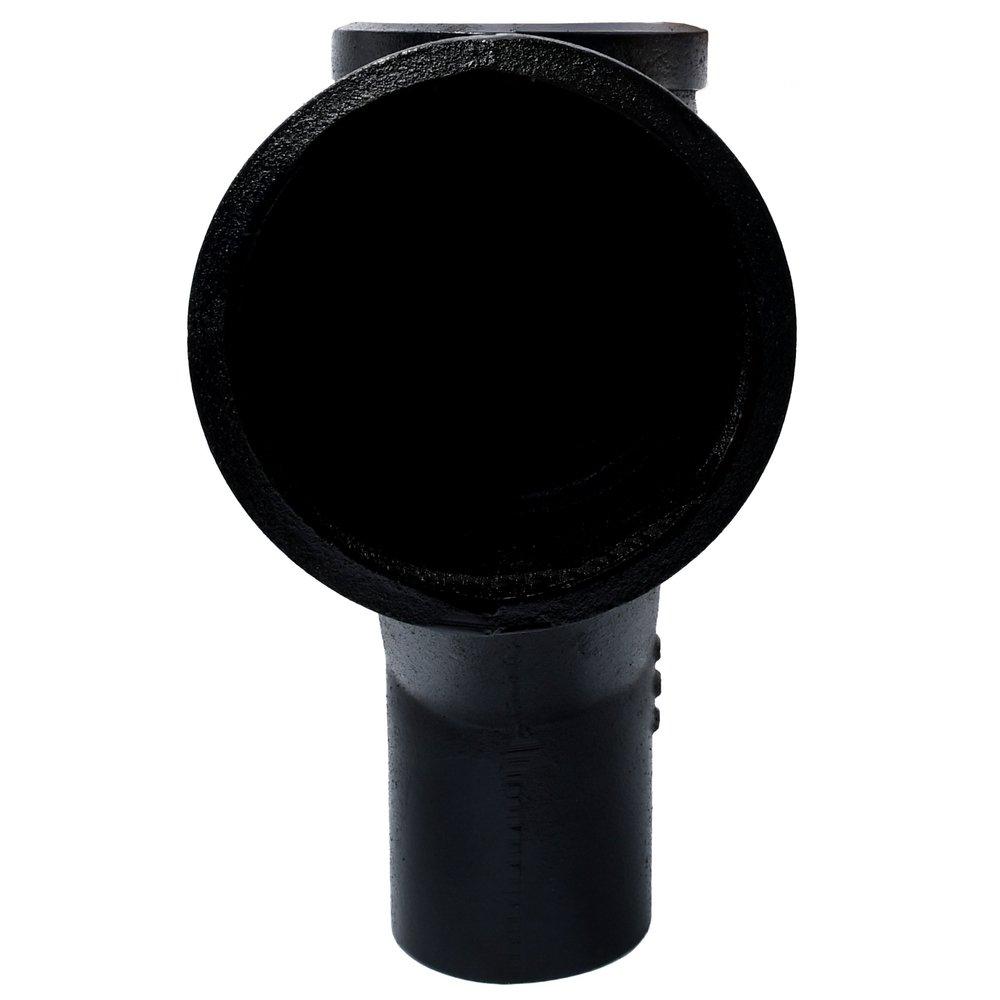 Black Combination Service Cast Iron Long T-Wye 