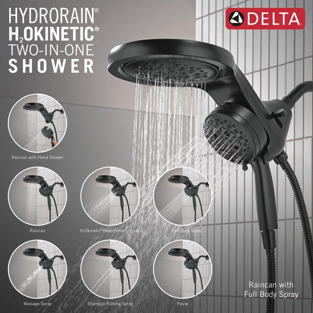 Multi Function Hand Shower in Matte Black 