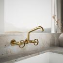 KOHLER Vibrant Brushed Moderne Brass BILLET WM BRIDGE - CIRCLE HDL SQUARE 