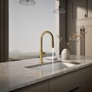 KOHLER Vibrant Brushed Moderne Brass BILLET PULL-DOWN - CROSS HANDLE 