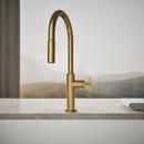 KOHLER Vibrant Brushed Moderne Brass BILLET PULL-DOWN - CROSS HANDLE 