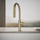 KOHLER Vibrant French Gold BILLET PULL-DOWN - CROSS HANDLE 