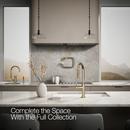 KOHLER Vibrant French Gold BILLET PULL-DOWN - CIRCLE HANDLE 